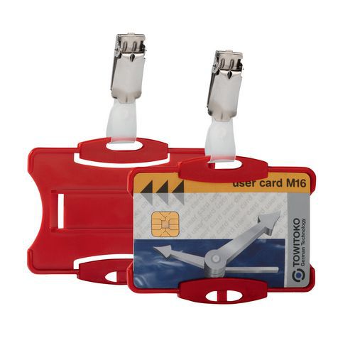 Durable 25 Porte-carte Ouvert Avec Clip - Lot De 25 - Durable
