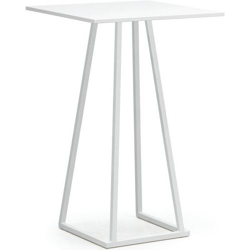 Mange Debout Linea Party Aluminium Blanc Mélamine Blanc