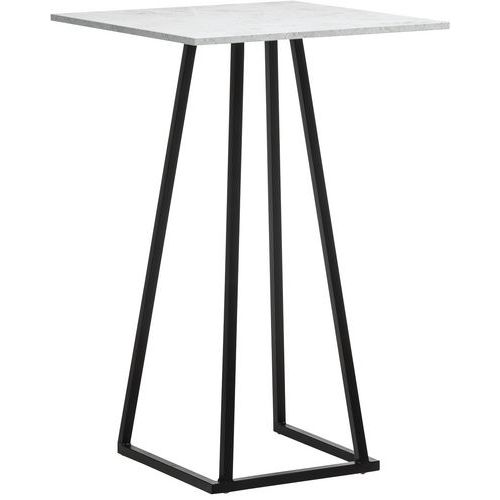 Mange Debout Linea Party Noir Mélamine Marble White