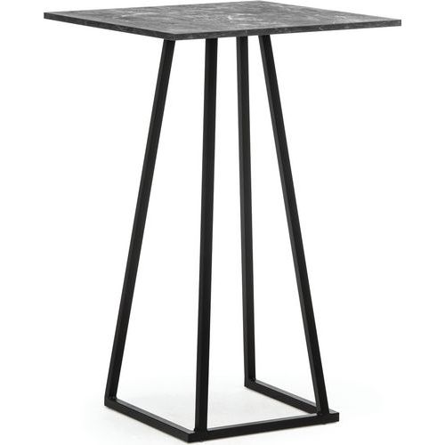 Mange Debout Linea Party Noir Mélamine Marble Grey