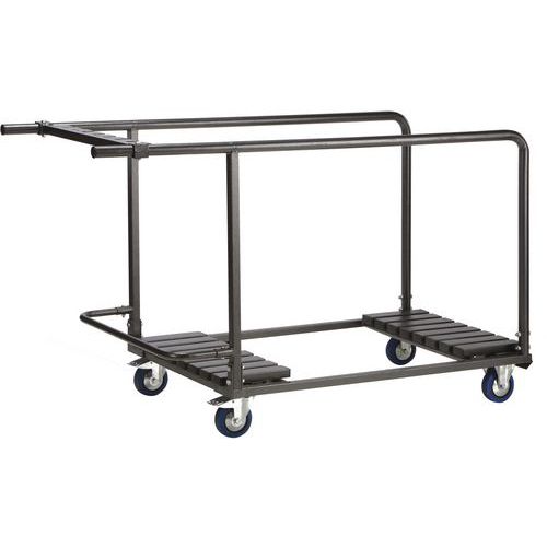 Chariot 8 Tables Rondes Pliantes