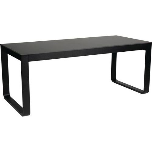 Table Pliante Noir 180x80xh74cm Flow Dinner Compact Noir