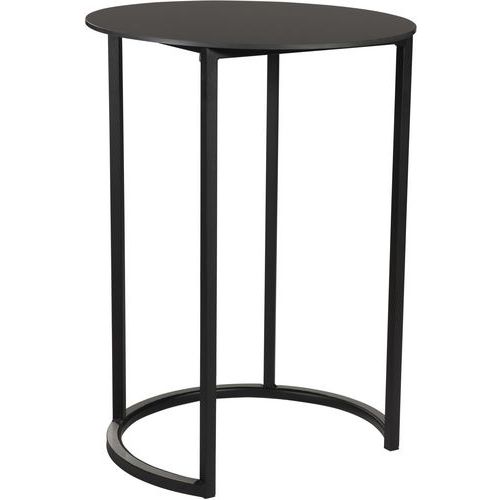 Mange Debout Kubo Curve Aluminium Blanc Compact Noir