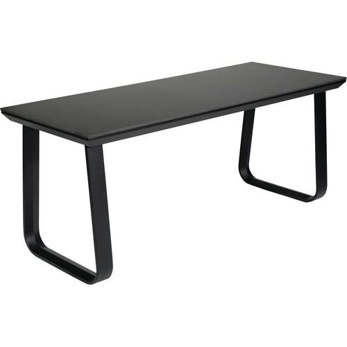 Table Lounge Salt Dinneraluminium Noir Compact Noir