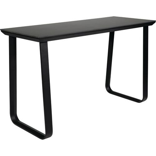 Table De Bar Salt Grandealuminium Noir Compact Noir