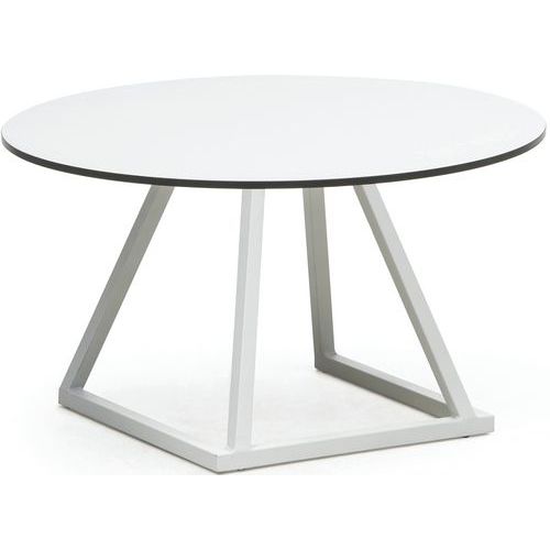 Table Linea Loungeblancd80 Cm Compact Blanc