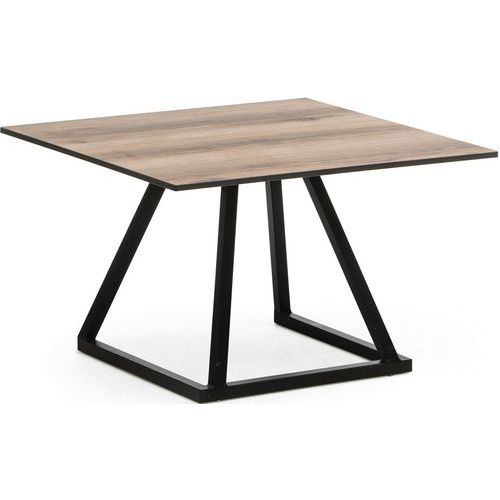 Table Linea Loungenoir70x70x45cm Compact Oak