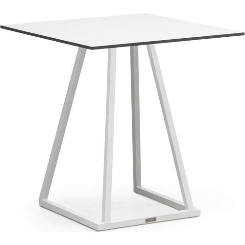 Table Linea Dinnerblanc70x70x74cm Compact Blanc