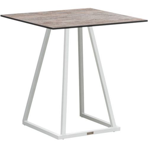Table Linea Dinnerblanc70x70x74cm Compact Rust