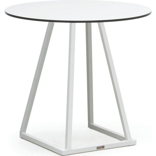 Table Linea Dinnerblancd80 Cm Compact Blanc