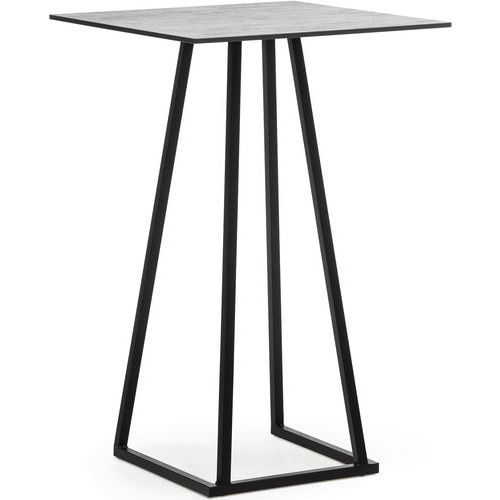 Mange Debout Linea Partynoir70x70x110cm Compact Concrete