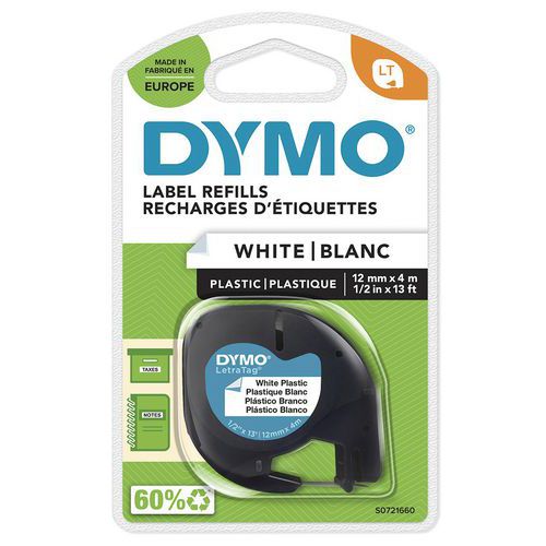 Dymo 1 Cassettes De Ruban Pour Dymo Letratag
