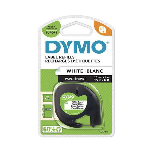Dymo 1 Cassettes De Ruban Pour Dymo Letratag