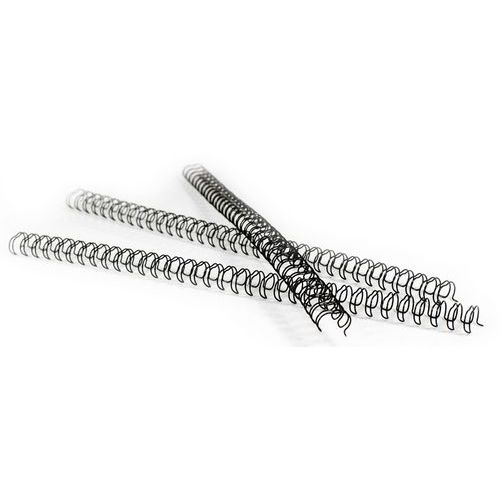 Pavo - Peigne de reliure métallique 11.0 mm - Argent - Capacité 81 feuilles - Acier