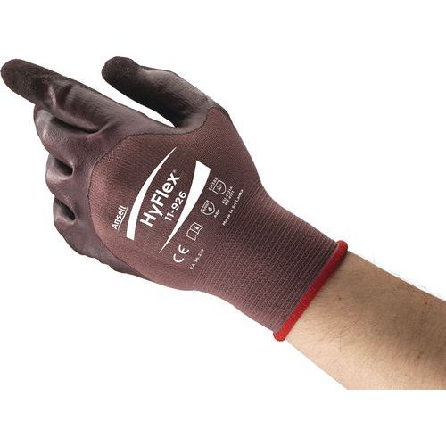 Ansell - 12 Gants de manutention imperméable nitrile HyFlex® 11-926 - Ansell