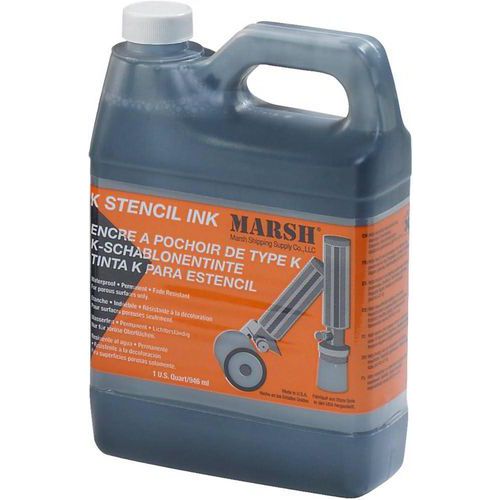 MSSC - Encre Liquide Noire 3.8L pour Bois et Carton - Marquage Durable