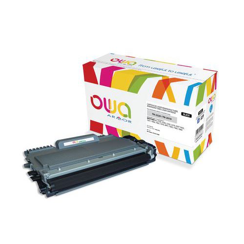Toner Haute Capacité Compatible Brother Tn2220 Black - Owa