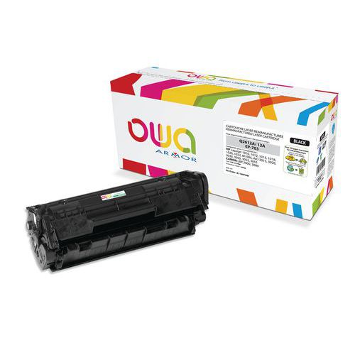 Toner capacité standard compatible HP 12A Black - OWA Toner capacité standard compatible HP 12A Black - OWA