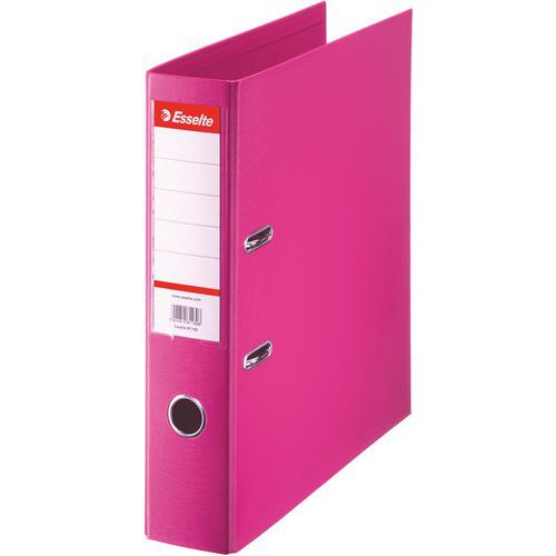 Classeur à Levier Polypropylène 75 Mm - Fuchsia - Esselte
