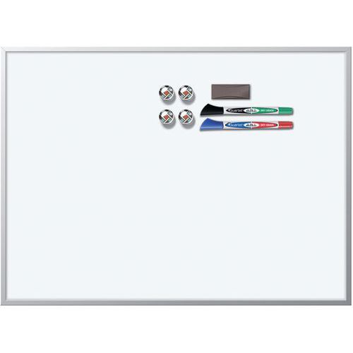 Tableau Magnétique Effaçable à Sec - 58.5 X 43 Cm Gris - Nobo
