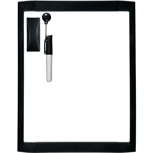 Tableau Mémo Magnétique - Format 216 X 280 Mm - Rose- Nobo