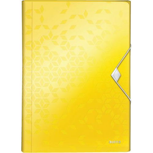 Classeur Ménager Wow - Jaune- Leitz