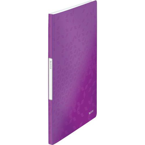 Protège-documents Wow - 20 Pochettes - Violet - Leitz