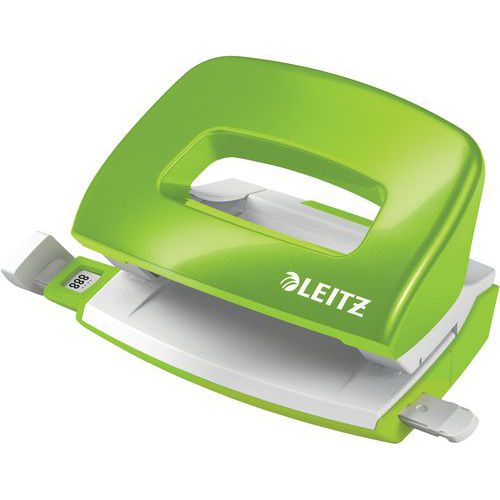 Mini-perforateur En Métal - Vert - Wow - Leitz