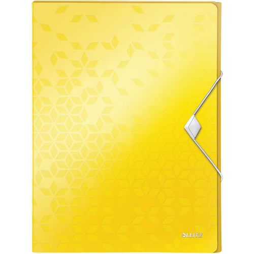 Chemise De Classement En Polypropylène Leitz Wow Jaune