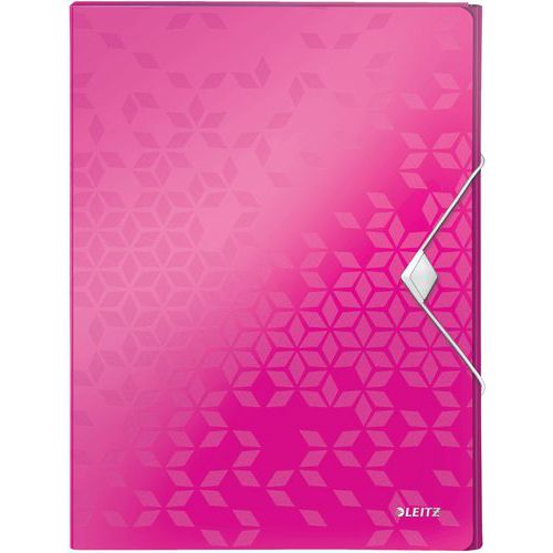 Chemise De Classement En Polypropylène Leitz Wow Rose