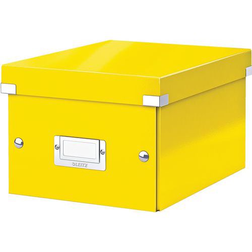Boîte De Rangement Petit Modèle Click & Store - Jaune