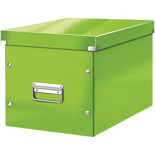 Lot de 6 - Boite De Rangement Cubique L Click & Store Wow - Vert - Leitz