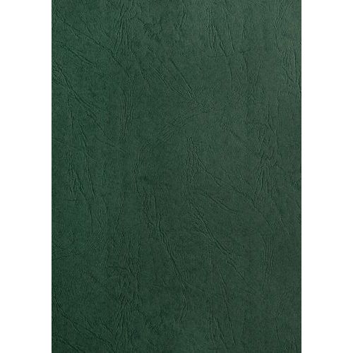Pavo - Plat de couverture A4 250g grain de cuir - Vert - Pour perforelieuse