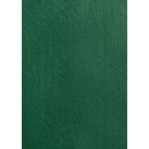 Pavo - Plat de couverture A4 250g grain de cuir - Vert foncé - Pour reliure A4