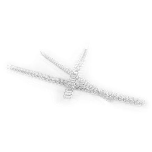 Pavo - Peigne de reliure métallique 6,4 mm blanc - 34 anneaux - Fer - Matériel bureautique