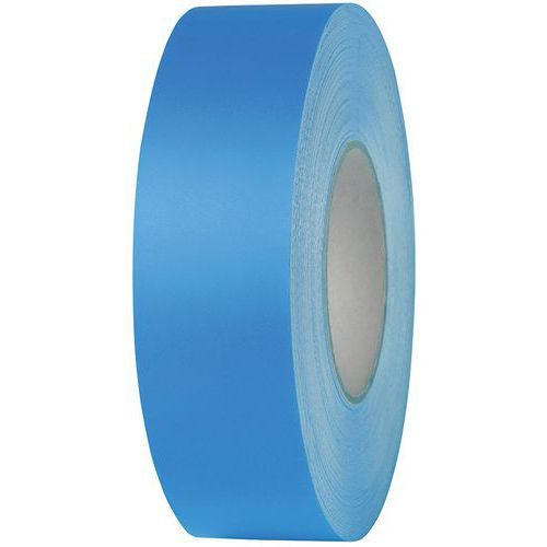Gergosign - Rouleau de marquage bleu 48mm x 33m - PVC haute performance - Idéal sols industriels