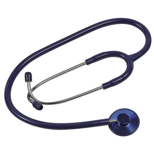 Stéthoscope Idéal + Holtex Adulte Pavillon Simple Métallique Bleu