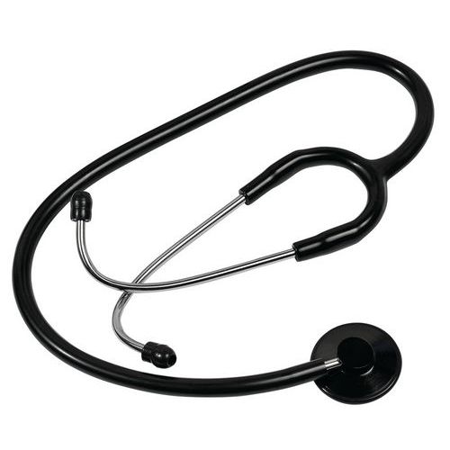 Stéthoscope Idéal + Holtex Adulte Pavillon Simple Métallique Noir