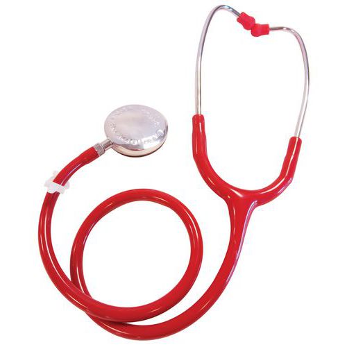 Stéthoscope Spengler Laubry Chrome Simple Pavillon Rouge