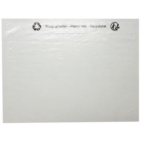Pac List - Pochette C6 162x120 mm Cristal Neutre - 100% Recyclable et Recyclé