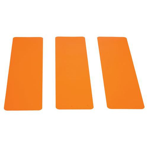 Gergosign - Passage piéton adhésif PVC 950x240mm Orange - Marquage au sol Lean Management