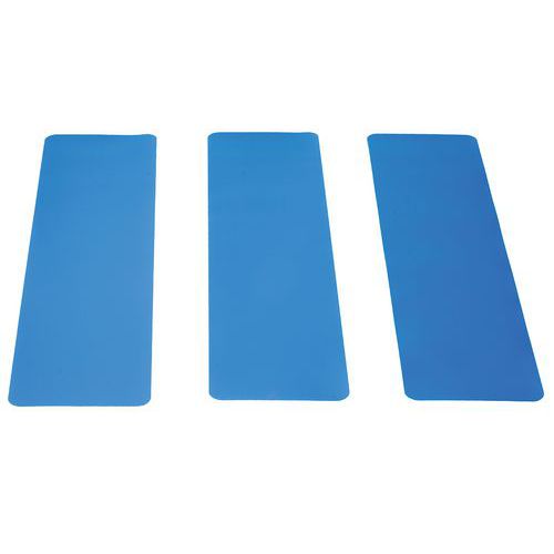 Gergosign - Passage piéton adhésif PVC 950x240mm Bleu - Marquage au sol Lean Management