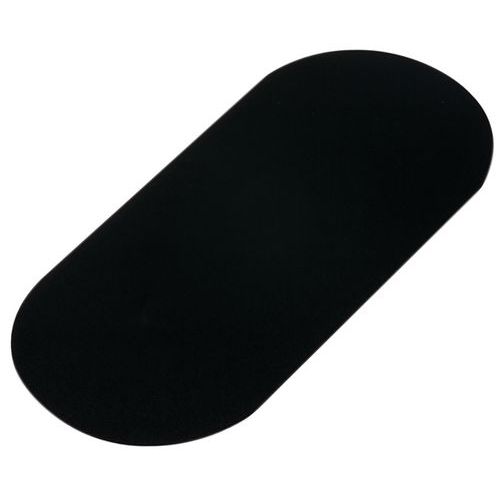 Gergosign - Tiret Marquage au Sol Adhésif PVC Noir 180x80 mm - Lean Management