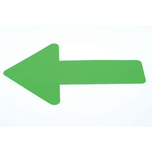 Gergosign - Flèche Marquage au Sol Adhésif PVC Vert 180mm - Lean Management