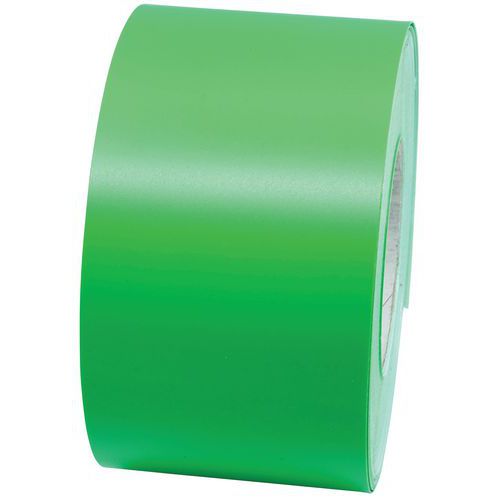 Gergosign - Rouleau de marquage vert 96mm x 33m - PVC haute performance pour sols industriels