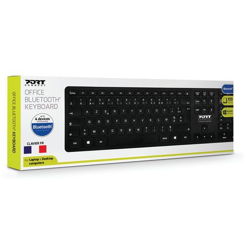 Clavier sans fil Pro Bluetooth Port connect Manutan.fr