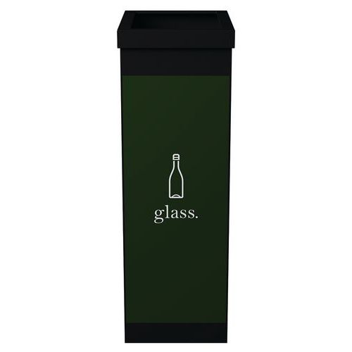 Corbeille De Tri Sélectif Pour Verre- Vert