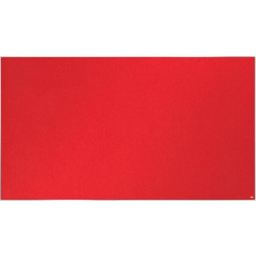 Tableau D'affichage Feutre -1880x1060 Mm 85- Rouge - Nobo