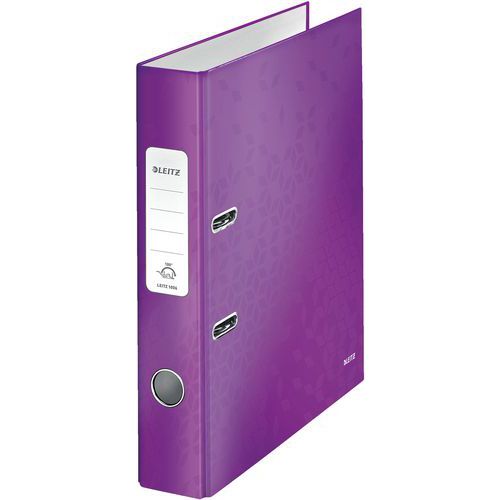 Classeur Levier Wow 180° A4 50mm - Violet - Leitz