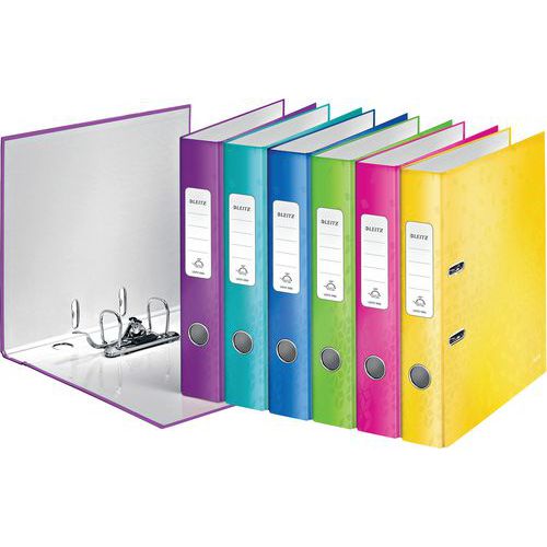 Classeur Levier Wow 180° A4 50mm - Assorti - Leitz